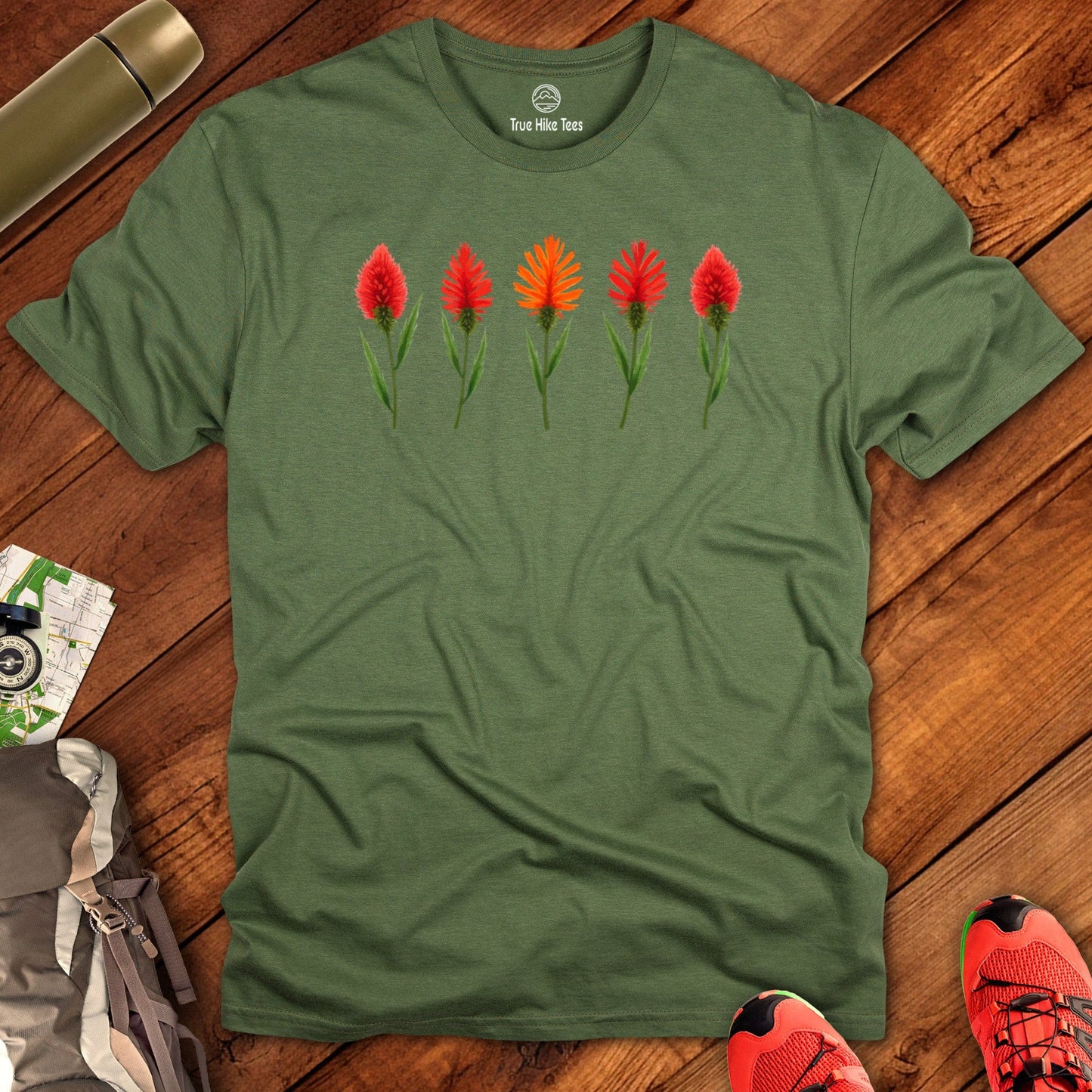 Crimson Bloom T-shirt